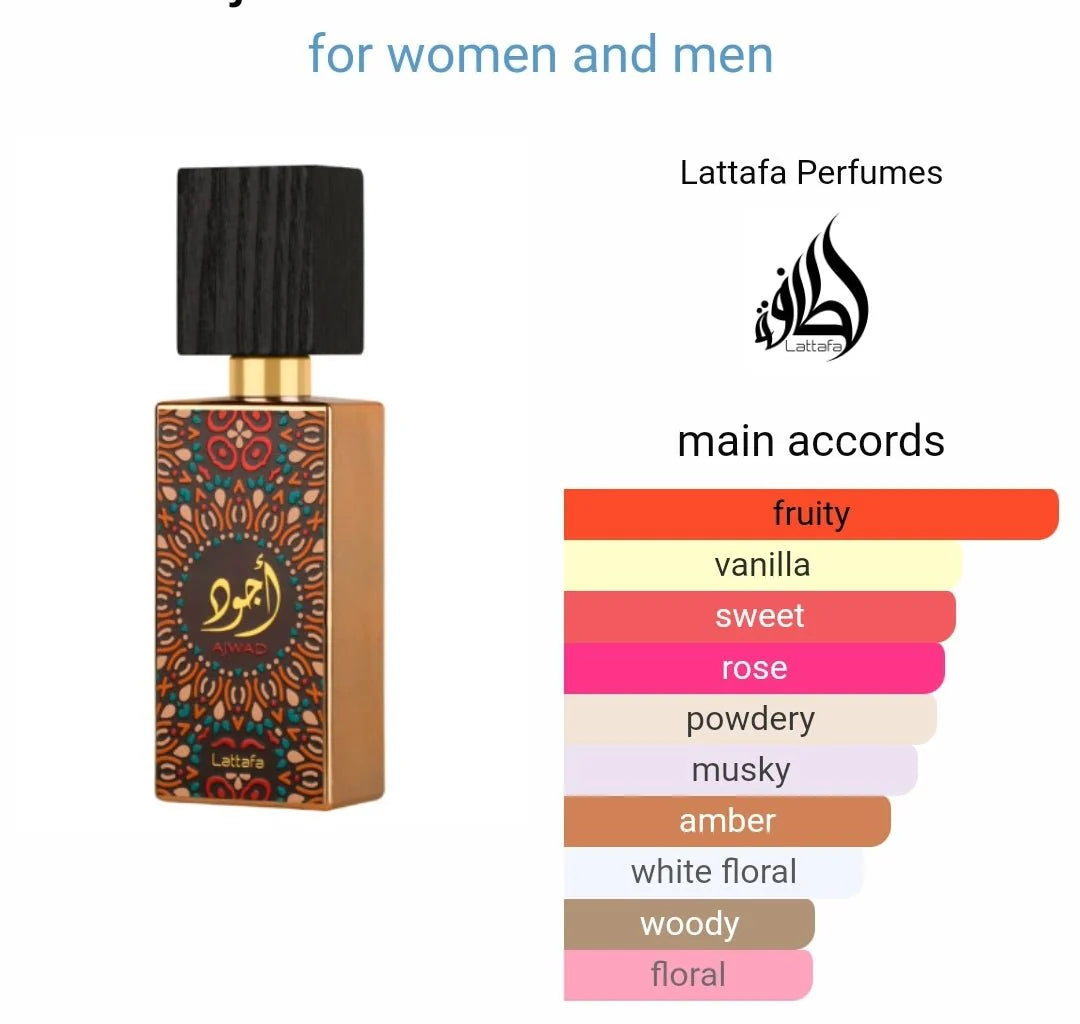 Ajwad Lattafa Perfumes 60ml