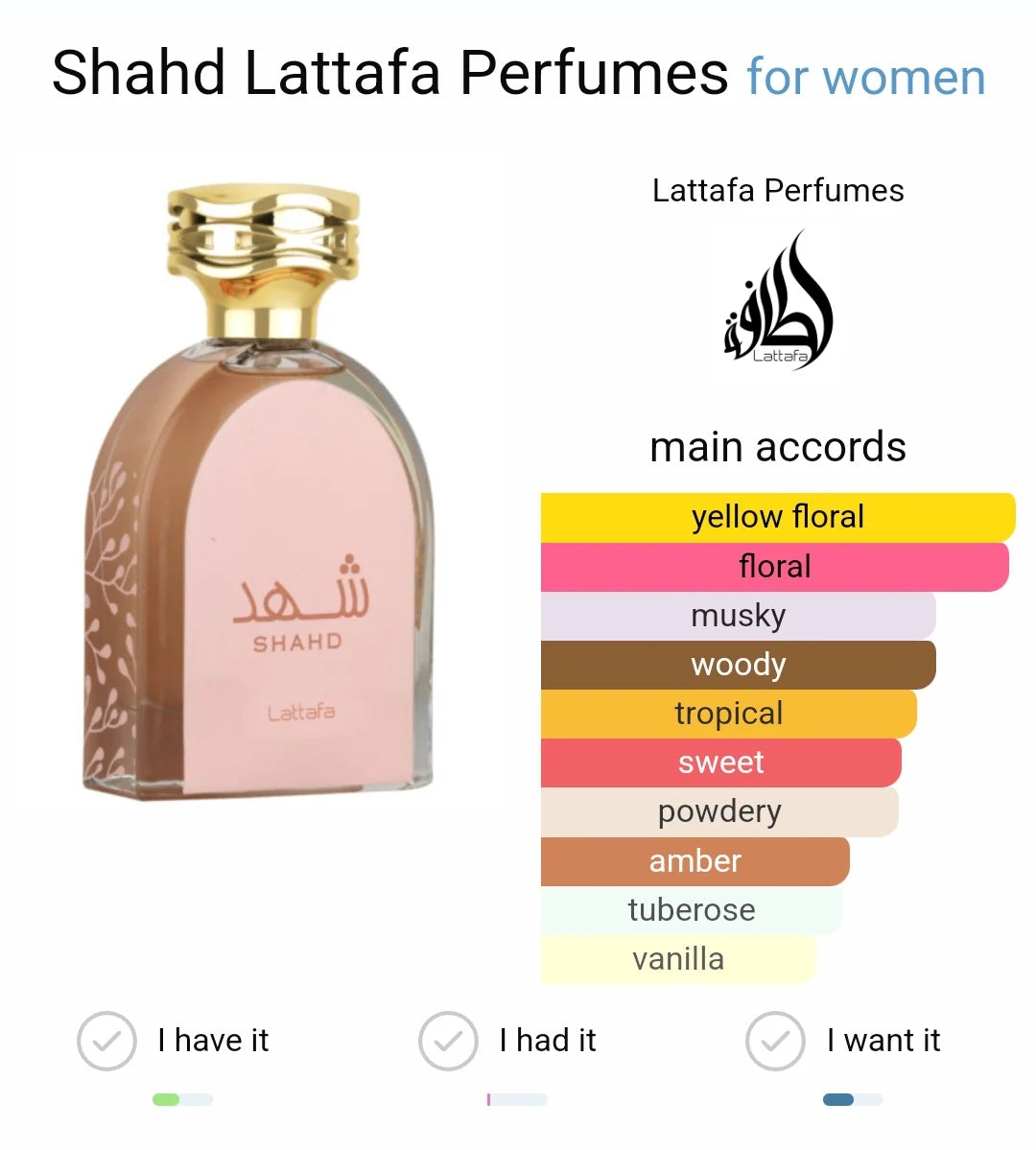 Shahd Lattafa 100ml