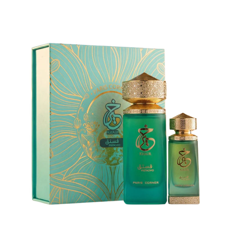 Bundle Khair Pistachio Oil & Perfume EDP-zoom-
