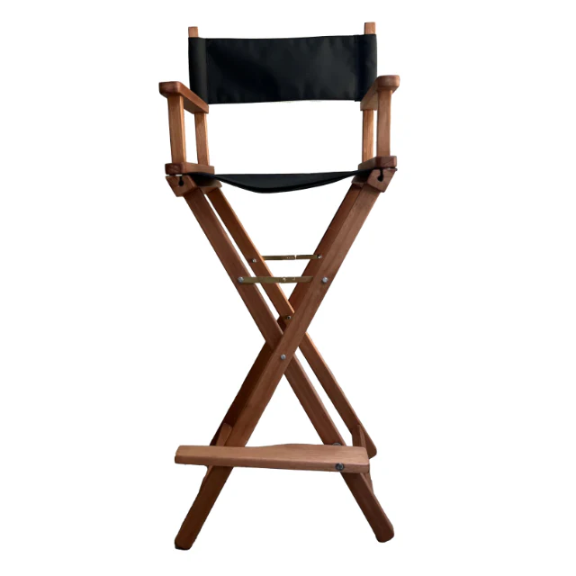 Limited Edition Natural Wood Directors Makeup Chair-zoom-1