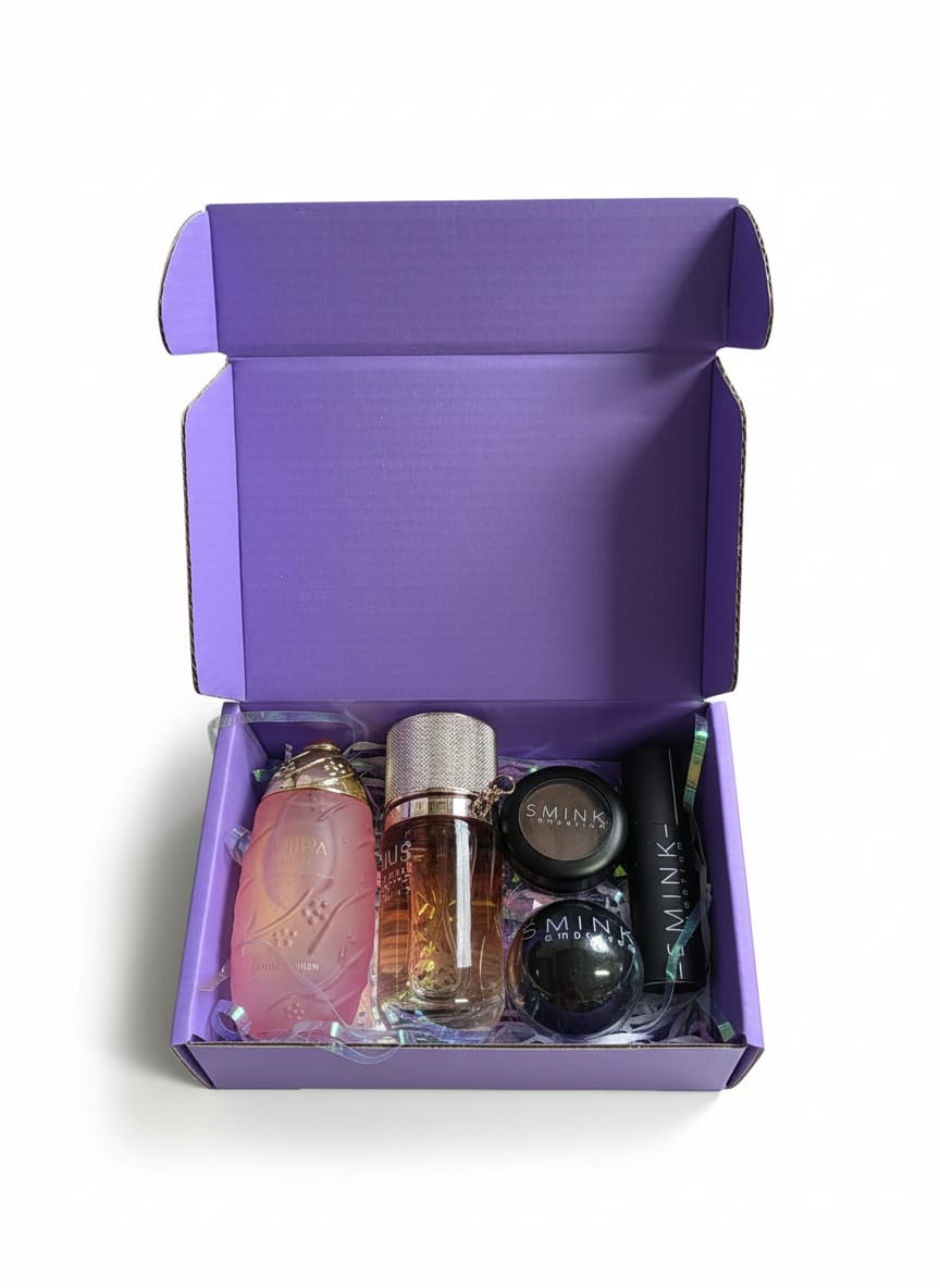 Perfume and Concentrated Perfume Oil and Makeup Gift set