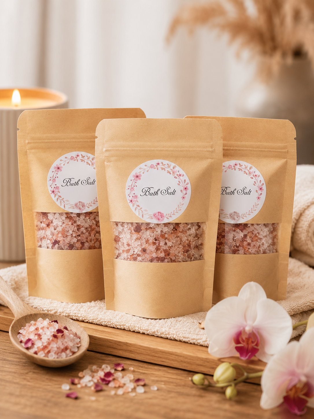 Blooming Orchid Bath Salt by The Salt Tub 150g